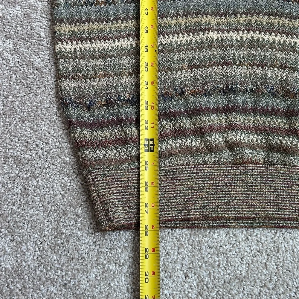 Jhane Barnes Men's Vintage XL Wool Blend Geometric Pullover Crewneck Sweater 90s - Picture 6 of 8